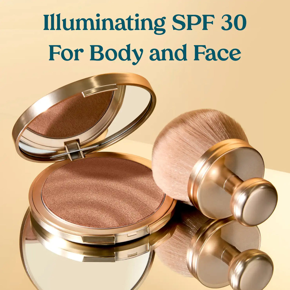 Sun Veil Illuminating Sunscreen SPF 30 + Kabuki Brush