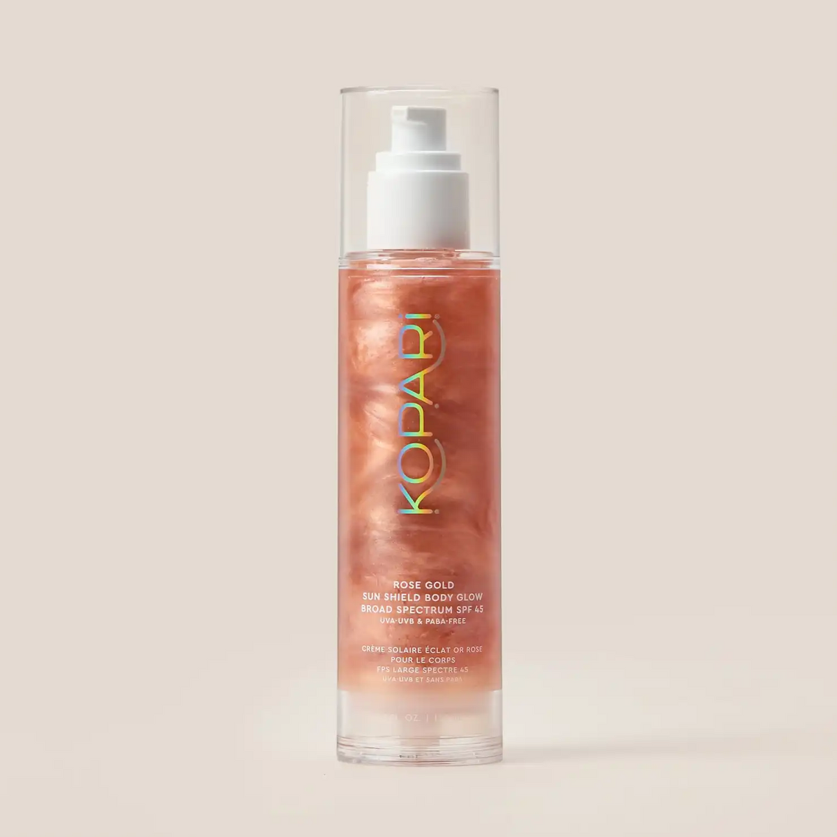 Rose Gold Sun Shield Body Glow Sunscreen SPF 45